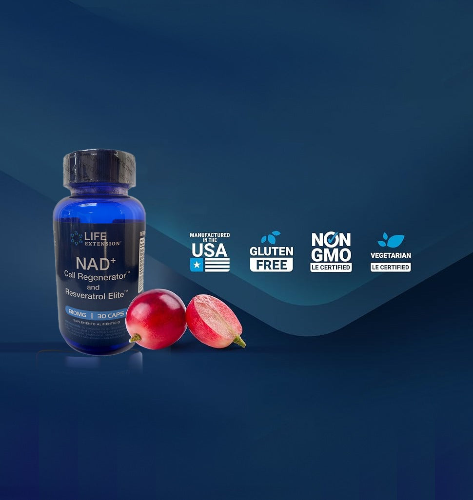 Nad+Resveratrol Life Extension (30 Cápsulas)