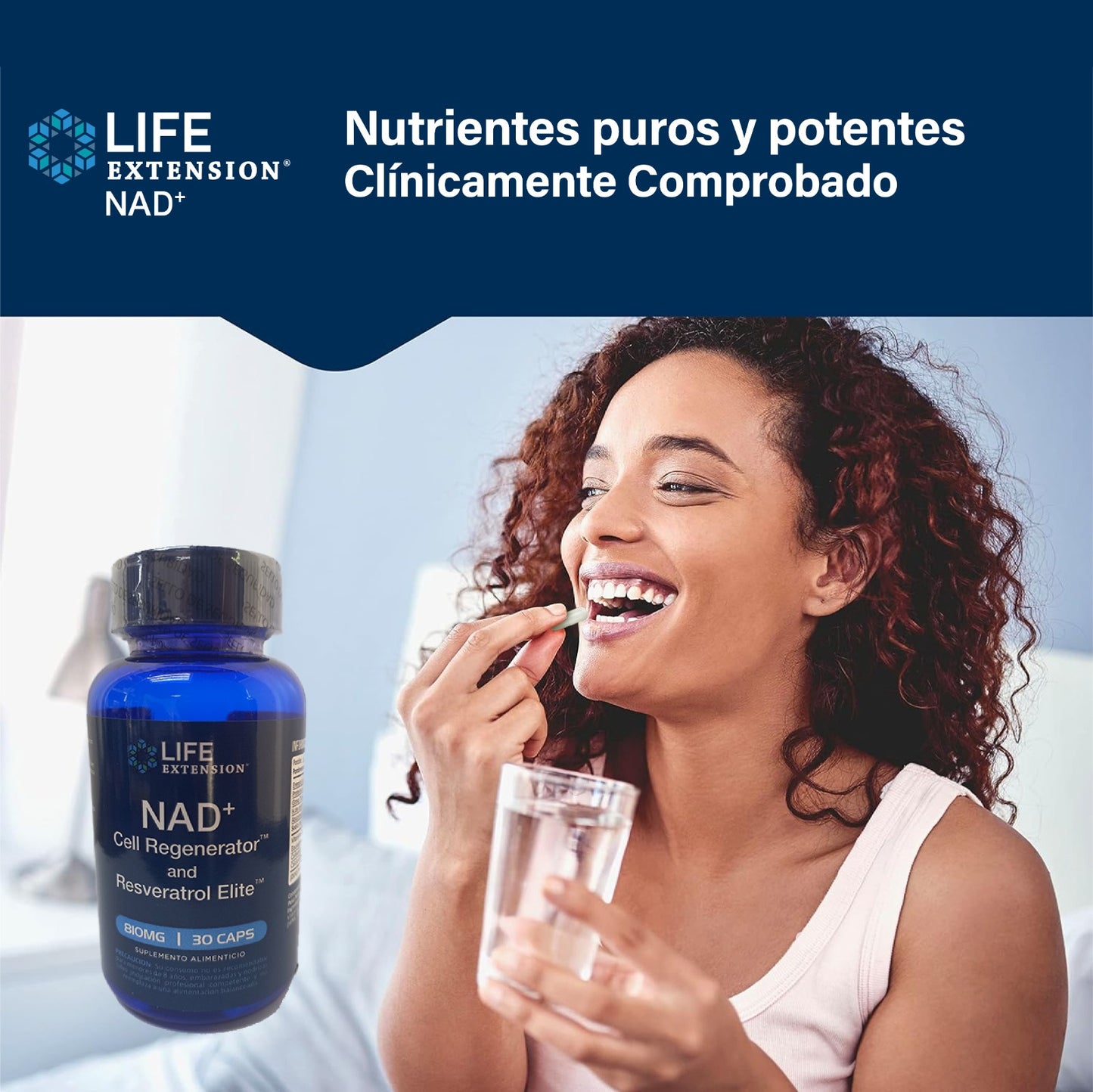 Nad+Resveratrol Life Extension (30 Cápsulas)
