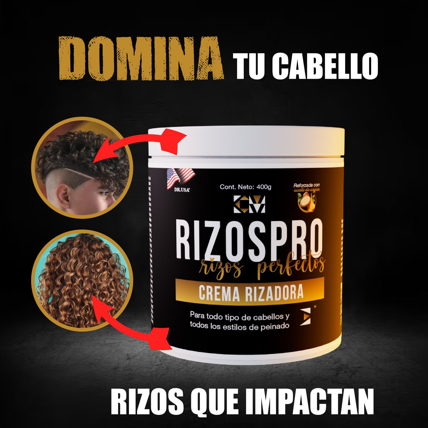 Crema Rizos PRO