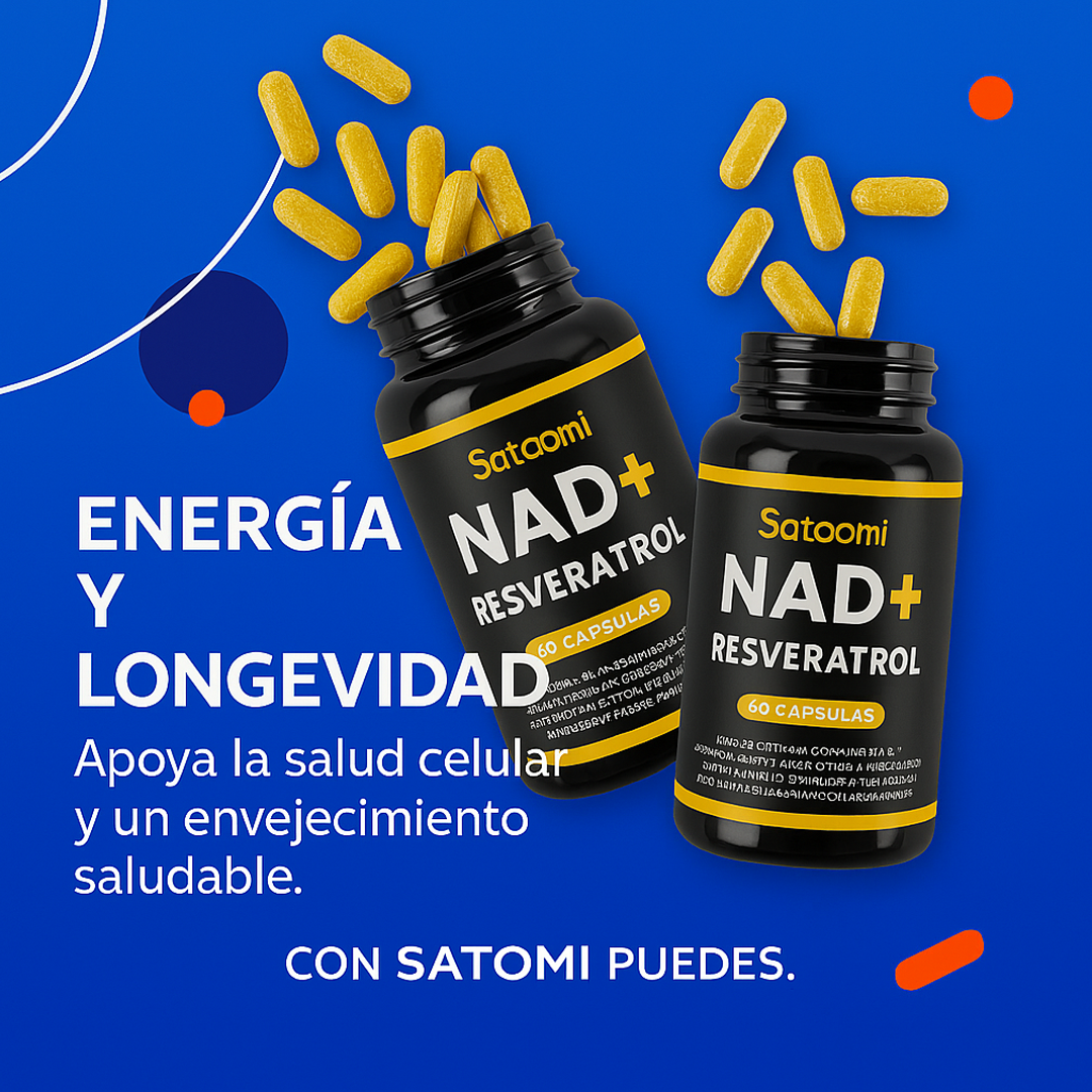 Nad+Resveratol Satoomi (60 Capsulas)