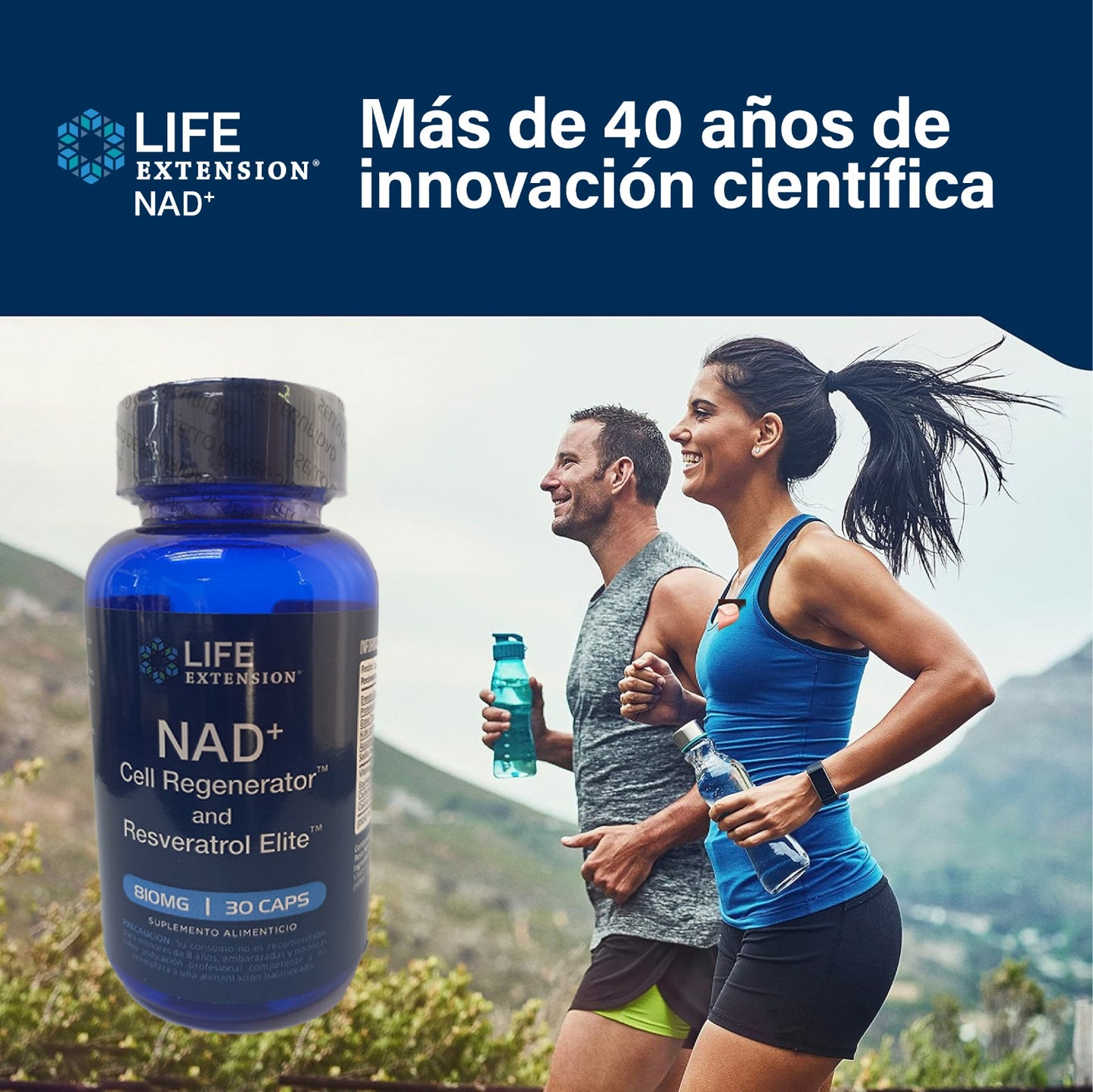 Nad+Resveratrol Life Extension (30 Cápsulas)
