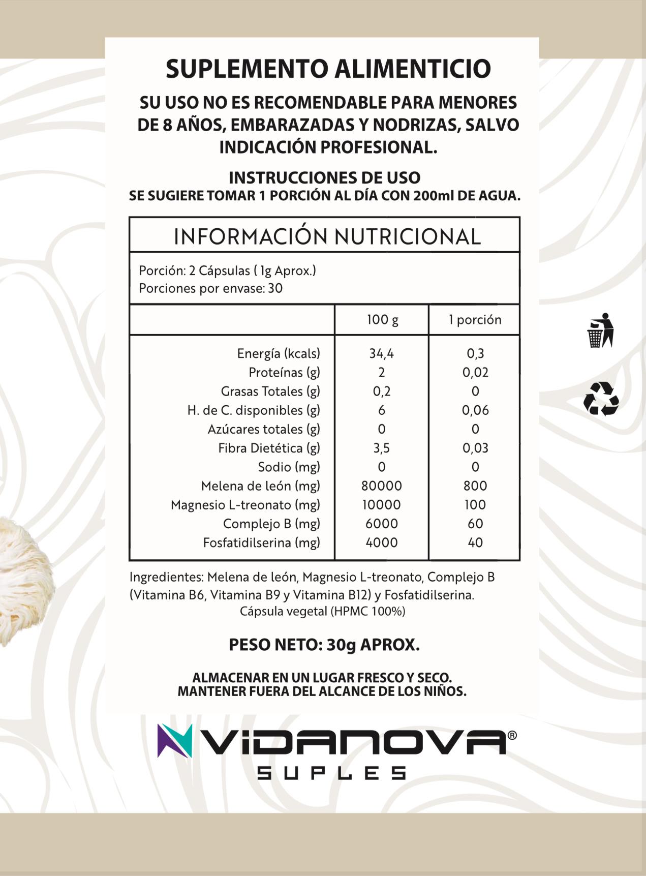 Melena de León Fortificada (60 Capsulas)