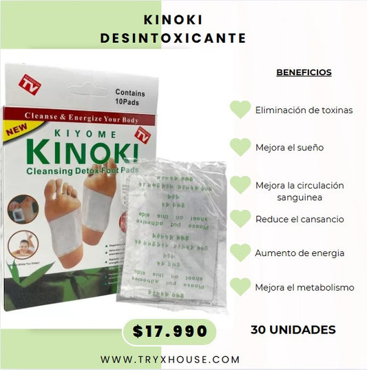 Pack 3 Cajas Kinoki (30 Unidades)
